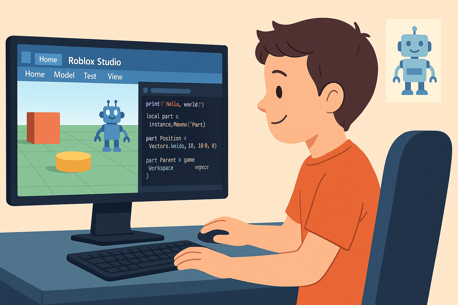 Cara Membuat Game Coding di Roblox