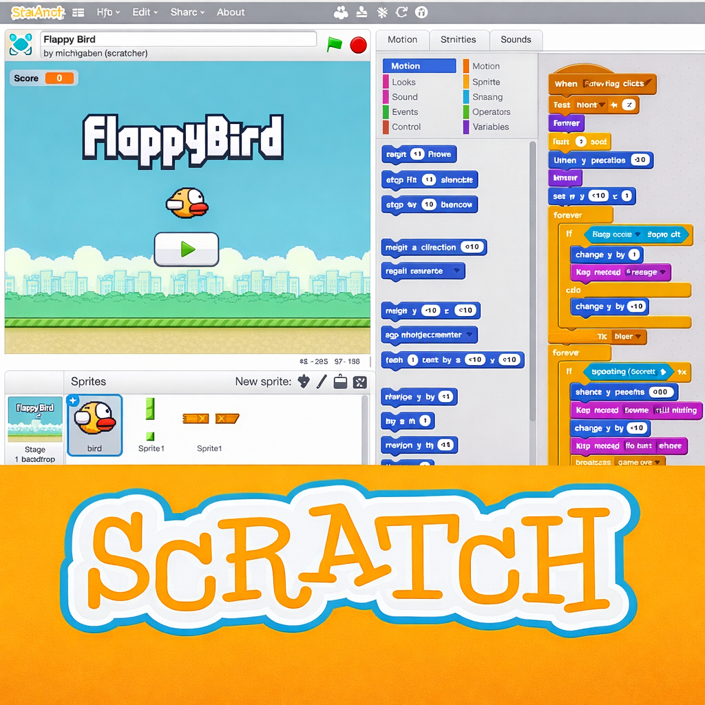 Ilustrasi Animation and Game Coding Explore Class