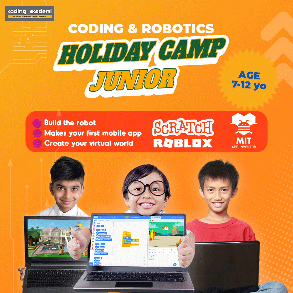 Ilustrasi Coding Holiday Camp – Explorer