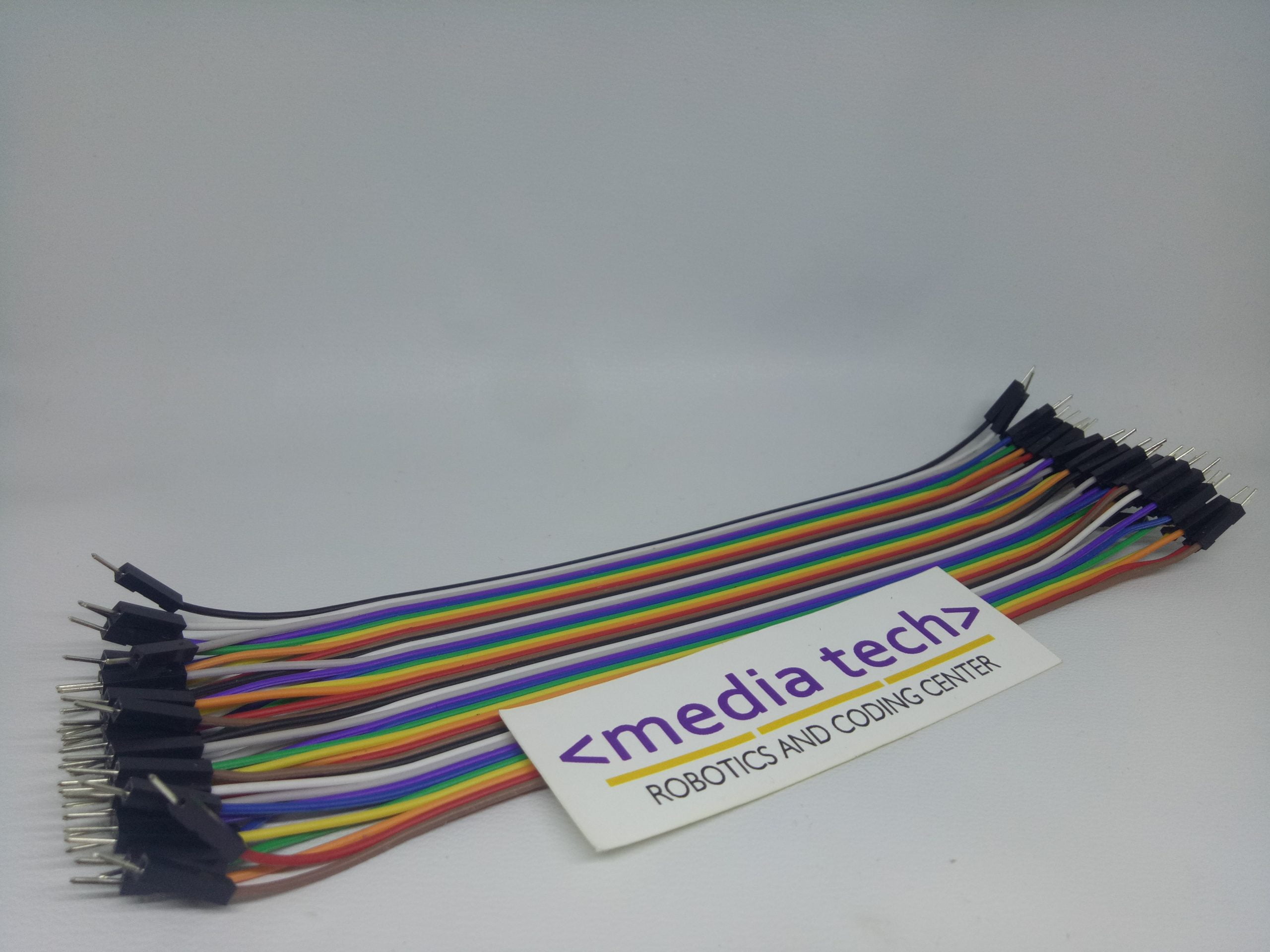 Jumper Cable Kabel 20cm Male to Male Dupont or Breadboard - Koding Akademi